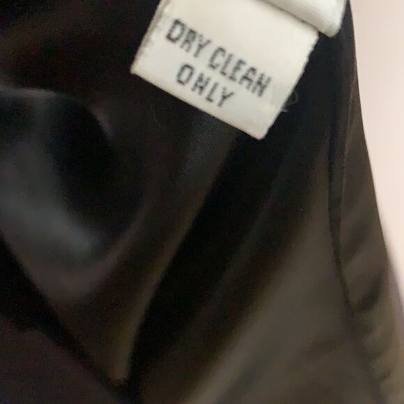 NEIMAN‎ MARCUS ELEGANT DARK BLUE LONG WOOL SNAP BUTTON COAT SIZE 12 - Picture 10 of 10